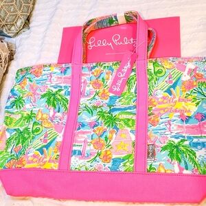 Lilly Pulitzer California Mercato Tote Large NWT